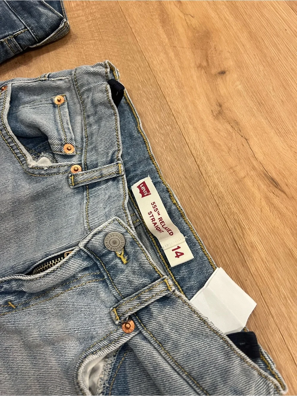 Levis boys Jeans - Dark Indigo & Light Wash 14